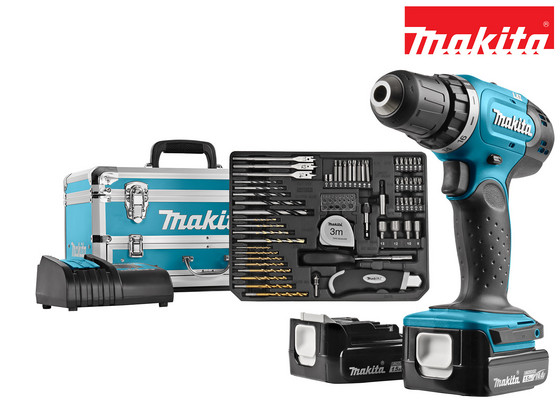 iBood - Makita 14,4 V Combiboorset (64-Delig)