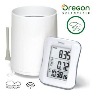 iBood - Oregon Scientific wireless RGR682 regenmeter met geheugen en digitale klok