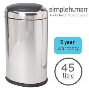 iBood - Simplehuman 45 Liter Teardrop-design Aero Soft Touch Vuilnisbak