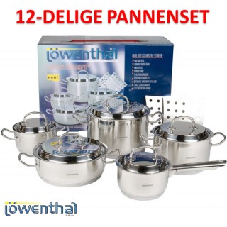 iChica - Löwenthal Professionele 12-delige Pannenset