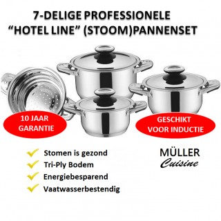 iChica - MÃ¼ller Cuisine 7-Delige Stoompannenset