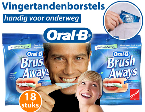 IDiva - 18X Oral-b Vingertandenborstels