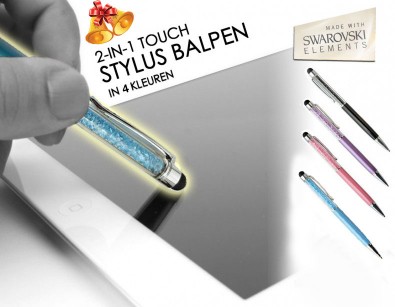 IDiva - 2-in-1 Stylus Pen met Swarovski Elements