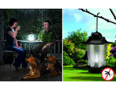 IDiva - 2In1 Ultrasoon Tuinlamp Met Insectenverjager