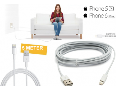 IDiva - 5 Meter Lightning Usb Kabel