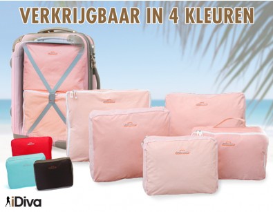 IDiva - 5-delige Handige Luggage Organiser