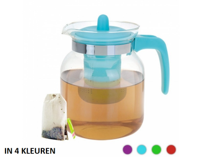 IDiva - Gekleurde Theepot Met Filter