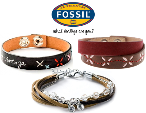 IDiva - Hippe Lederen Fossil Armbandjes