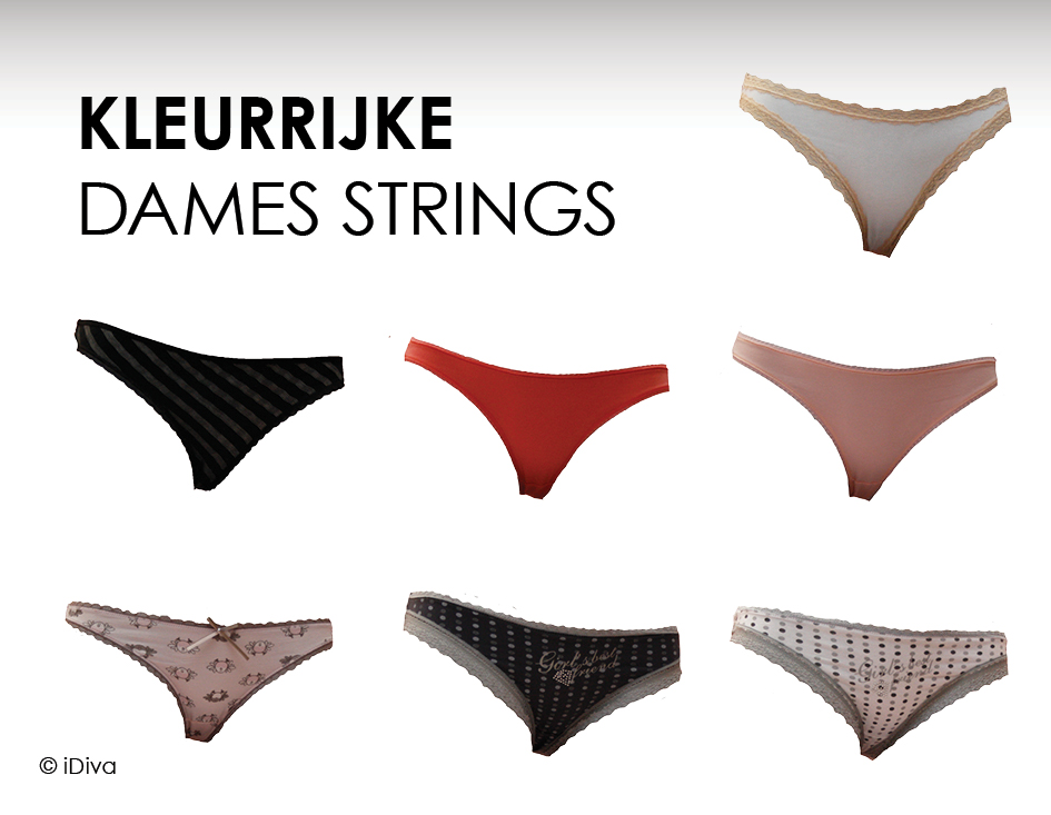 IDiva - Kleurrijke Dames Strings