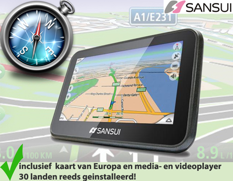 IDiva - Sansui Gps43 Navigatiesysteem