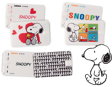 IDiva - Snoopy Mp3 Speler Credit 4Gb