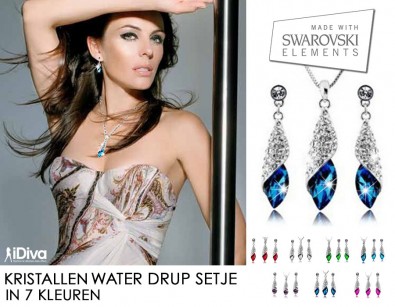 IDiva - Swarovski Elements Water Drup Set