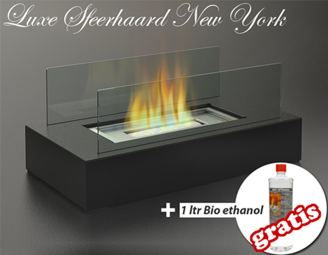 IDiva - Tafelhaard New York + Gratis Bio-ethanol