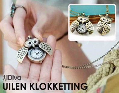 IDiva - Uilen Klokketting