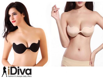 IDiva - Zelfklevende Strapless Push Up Bh