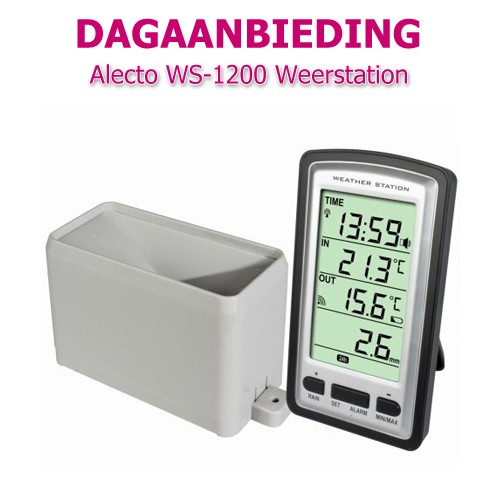 Internetshop.nl - Alecto WS-1200 Weerstation