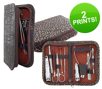 Koopjessite - 10-in-1 Manicure set inclusief beschermhoesje