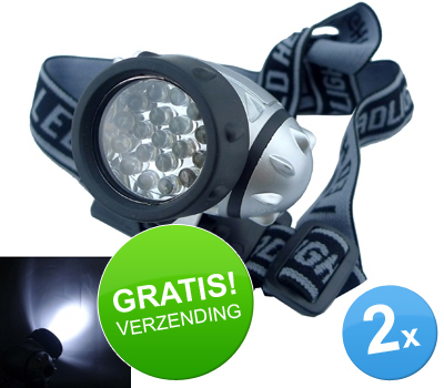 Koopjessite - 2 x Mini LED-lamp met Hoofdband