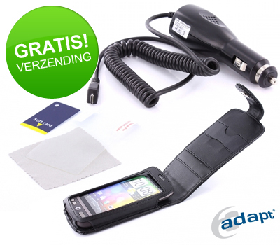 Koopjessite - Adapt 3-in-1 accessoire pack voor HTC Desire Koopjessite - Adapt 3-in-1 accessoire pack voor HTC Desire