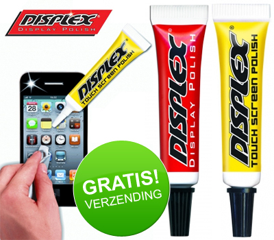 Koopjessite - Displex screen polish tube - Voor touchscreens of normale displays