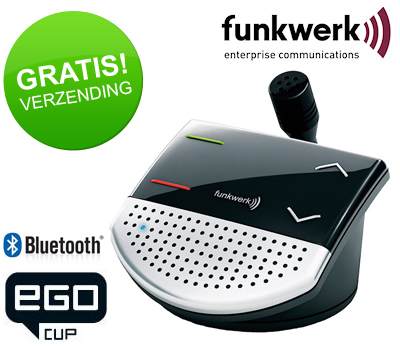 Koopjessite - Funkwerk Ego Cup Bluetooth Carkit