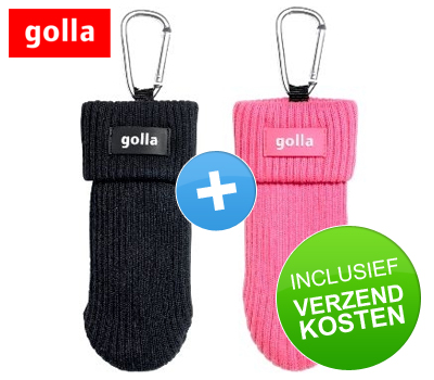 Koopjessite - Golla Mobile Cap G008 Black + GRATIS! Golla Mobile Cap G141 Roze