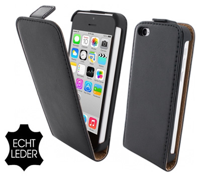 Koopjessite - Luxe Lederen Flip Case voor diverse smartphones