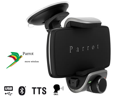 Koopjessite - Parrot Minikit Smart  - Bluetooth Carkit met houder