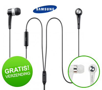 Koopjessite - Samsung Stereo Headset EHS44 (3,5 mm - Zwart of Wit)