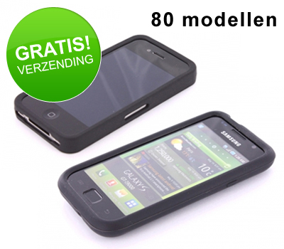 Koopjessite - Siliconen case voor diverse smartphones