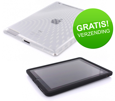 Koopjessite - Siliconen of TPU case voor Tablets - oa iPad 2 en PlayBook