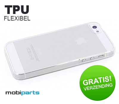 Koopjessite - Transparante TPU case voor Apple iPhone 5