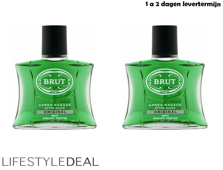 Lifestyle Deal - 2X Brut Aftershave Original; Onze Deal Uw Kwaliteit & Altijd Gratis Verzending