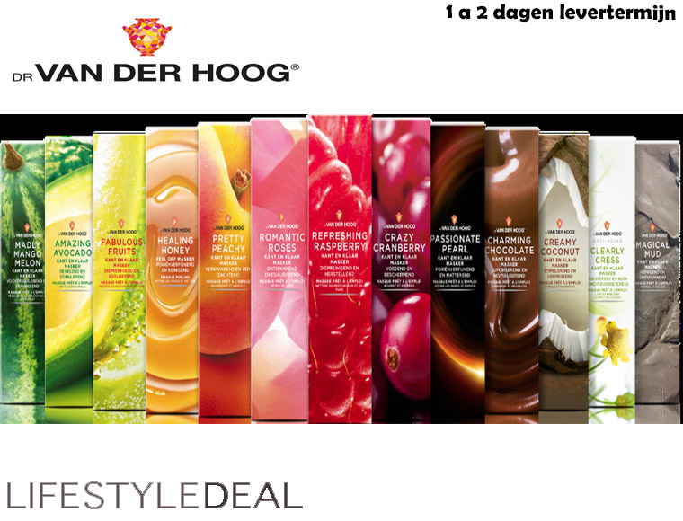 Lifestyle Deal - 9X Dr. V Der Hoog Gezichtsmaskers Verwenpakket