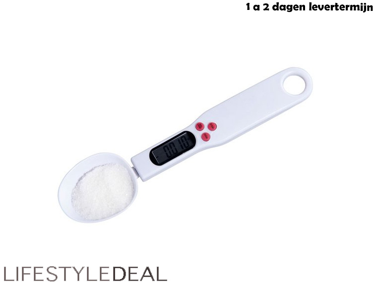 Lifestyle Deal - Cuisinier Digitale Lepel-Weegschaal