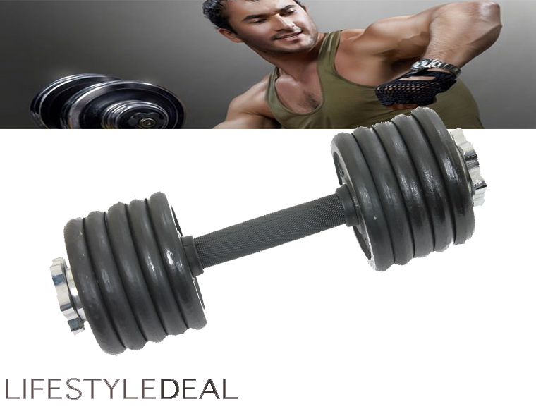 Lifestyle Deal - Halters 10Kg; 10X1 Kg; Gewicht Naar Wens In Te Stellen - 61% Dagdeal Korting