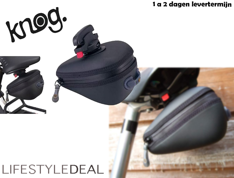 Lifestyle Deal - Handig Supersterk Neopreen Fiets Tasje Voor Onder Het Zadel; Prijs Altijd Incl. Verzenden