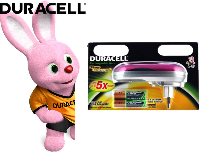 Lifestyle Deal - Handige Duracell Oplaadbare Accu + 2 Aa Batterijen