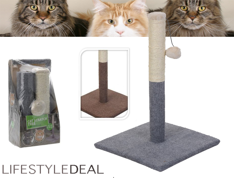 Lifestyle Deal - Katten Krabpaal Met Bal