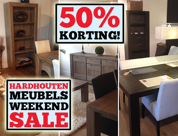 Lifestyle Deal - Massief Hardhouten Meubels Weekendsale!