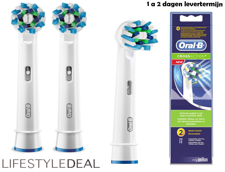 Lifestyle Deal - Originele Oral-B Crossaction Opzetborstels 2 St.