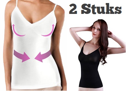 Lifestyle Deal - Set Van 2 Slim Shape Corrigerende Hemdjes