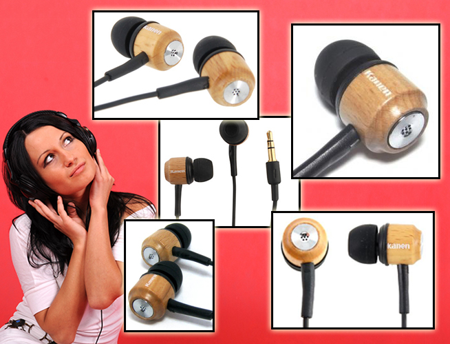 Lifestyle Deal - Stijlvolle In-ear Hoofdtelefoon Van Echt Hout