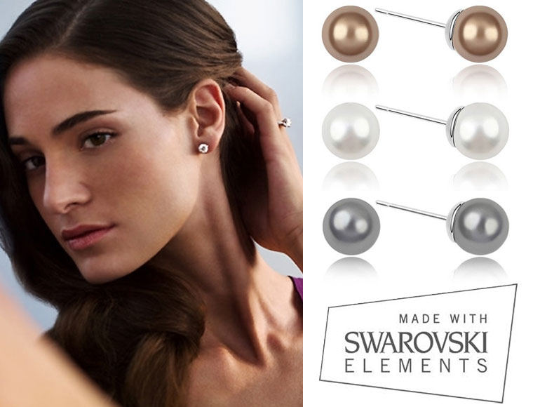 Lifestyle Deal - Stijlvolle Oorbellen Met Swarovski Parels