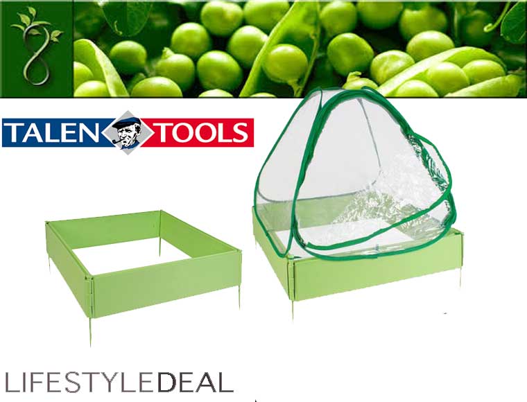 Lifestyle Deal - Talen Tools 'Mijn Eerste Moestuin Incl. Beschermkap' + Gratis Tuinsproeier