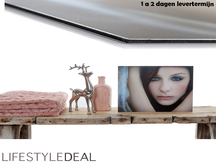 Lifestyle Deal - Uniek, Zelf Gemaakte Foto Op Aluminium