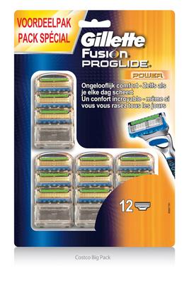 Wehkamp Daybreaker - Gillette Fusion Proglide Power Scheermes Voordeelverpakking &ndash; 12 Stuks