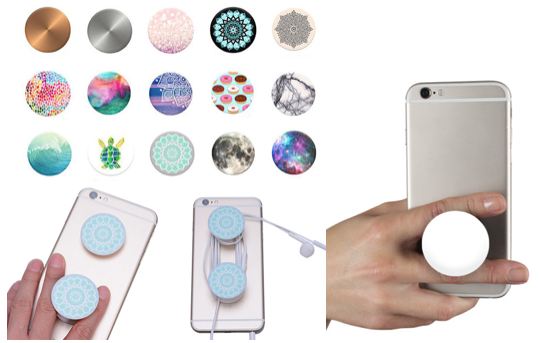 Marge Deals - 2X Popsockets Button Met Auto Houder