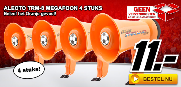 Media Markt - Alecto TRM-8 megafoon 4 stuks