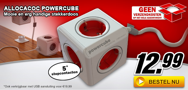 Media Markt - Allocacoc PowerCube stekkerdoos